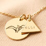 Personalised Dinosaur Disc Necklace, thumbnail 1 of 9