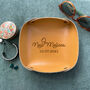Personalised Leather Tray, Keyring, Anniversary Gift, thumbnail 4 of 10