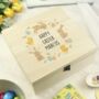 Personalised Easter Bunny Wooden Treat Box, thumbnail 2 of 5