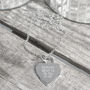 Personalised Heart Hand And Foot Print Necklace, thumbnail 2 of 2