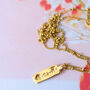 Personalised Textured Simple Bar Necklace, thumbnail 2 of 12