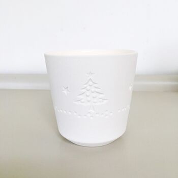 Porcelain Tea Light Holder, 3 of 4