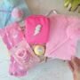 Gift Box For Girls – Fluffy Notebook And Self Care Treats – Pink Edition, thumbnail 1 of 9