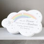 Personalised Rainbow Elephant Baby Memorial Stone, thumbnail 3 of 3