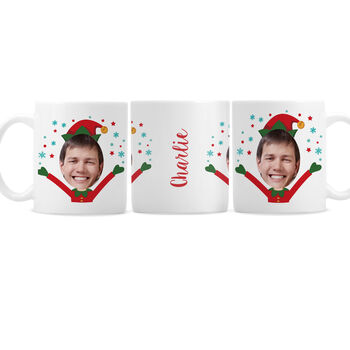 Personalised Elf Yourself Christmas Mug – Stocking Filler And Secret Santa Gift, 7 of 7