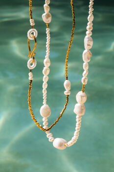 Coco Freshwater Pearl Necklace, 2 of 5