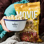 Personalised Enamel Popcorn Bowl And Giant Sweet Or Salted Popcorn Gift Set For Him, thumbnail 1 of 6