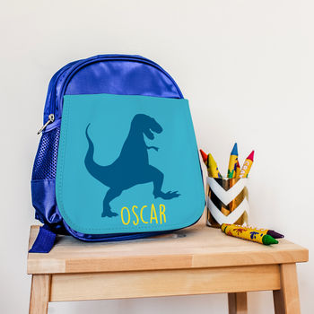 Children's Personalised Dinosaur Mini Rucksack, 2 of 11