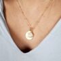 18k Gold Vermeil Plated Personalised Moonstone Necklace, thumbnail 1 of 6