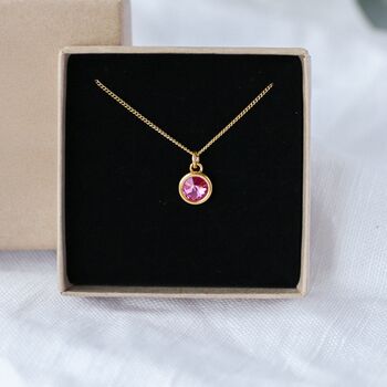 Born In October Birthday Gift For Her, Birthstone Necklace, 3 of 7
