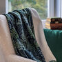 Luxury Thick Super Soft Throw Warm Blanket Ferns Floral, thumbnail 7 of 7