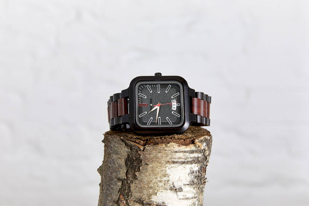 The Hickory: Handmade Natural Wood Wristwatch, 1 of 8