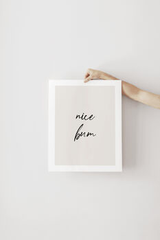 Nice Bum Wall Print, 3 of 5