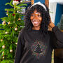 Christmas Tree Confetti Scatter Sweatshirt Jumper, thumbnail 2 of 8