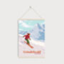 Grindelwald Ski Resort Switzerland Travel Poster Print, thumbnail 6 of 8