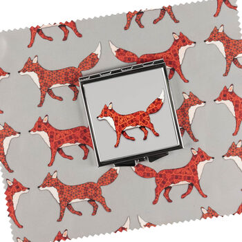 Red Fox Compact Mirror, 6 of 10