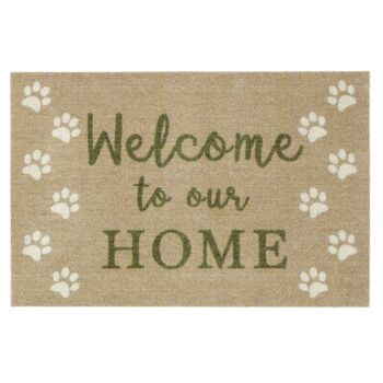 Howler And Scratch Patterned Welcome Paws, 2 of 4