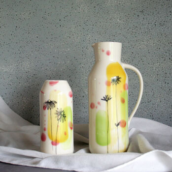 Daisy Pitcher Jug Vase, 4 of 4