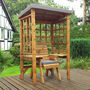Wentworth One Seater Arbour Includes Cushions UK Made, thumbnail 6 of 8