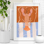 Charming Lobster Kitchen Print Coastal Culinary Art, thumbnail 1 of 4