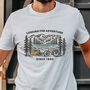 Personalised Adventure Bike T Shirt Gift For Him, thumbnail 1 of 2