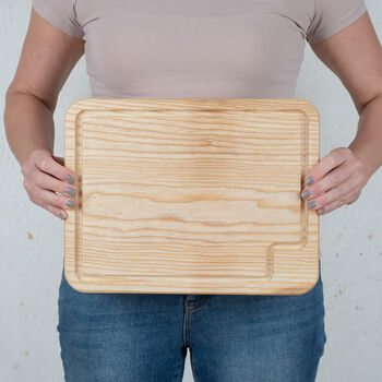 Personalised Carving Board Made In Britain, 5 of 8