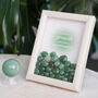 Jade Crystal Grid Framed Wall Art | Chakra Décor Gift, thumbnail 1 of 2