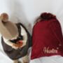 Velvet Personalised Christmas Sack, thumbnail 2 of 4