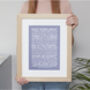 Personalised Favourite Song Print, thumbnail 5 of 12