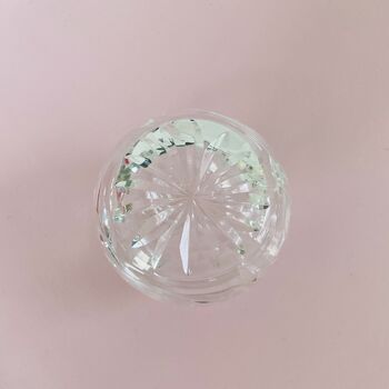 Vintage Decorative Cut Glass Crystal Perfume Bottle ~ 28, 5 of 9