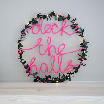 Deck The Halls Wreath Light, 2 of 10