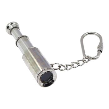 Custom Chrome Mini Telescope Keyring, 4 of 8