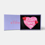 I Still Fancy You Heart Valentine's Letterbox Iced Cookie, thumbnail 2 of 9