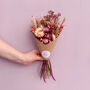 Green And Pink Dried Wildflower Bouquet, thumbnail 4 of 5