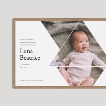 Leo Birth Announcement Cards, 2 of 2