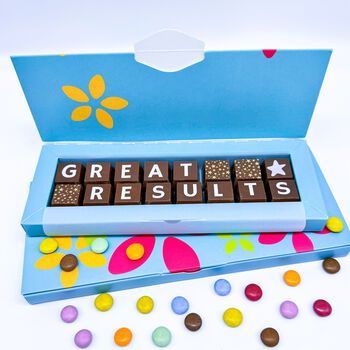 Personalised Chocolate Gift Great Results For Exams, 2 of 7