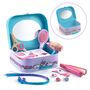 Lily Hairdressing Pretend Play Travel Suitcase, thumbnail 1 of 3