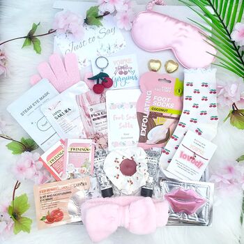 Cherry Loved Summer Birthday Pick Me Up Hug In A Box, 5 of 9