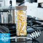 Pasta Outline Glass Storage Jar, thumbnail 1 of 9