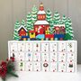 Personalised Wooden Advent With Santa Train, thumbnail 2 of 6
