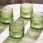 Set Of Four Merida Green Tumblers, thumbnail 1 of 5