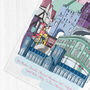 York Skyline Tea Towel, Natural Cotton, thumbnail 2 of 4