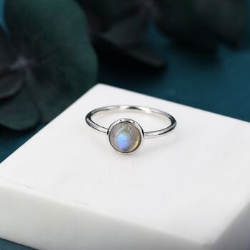 Genuine Labradorite Ring, 2 of 9