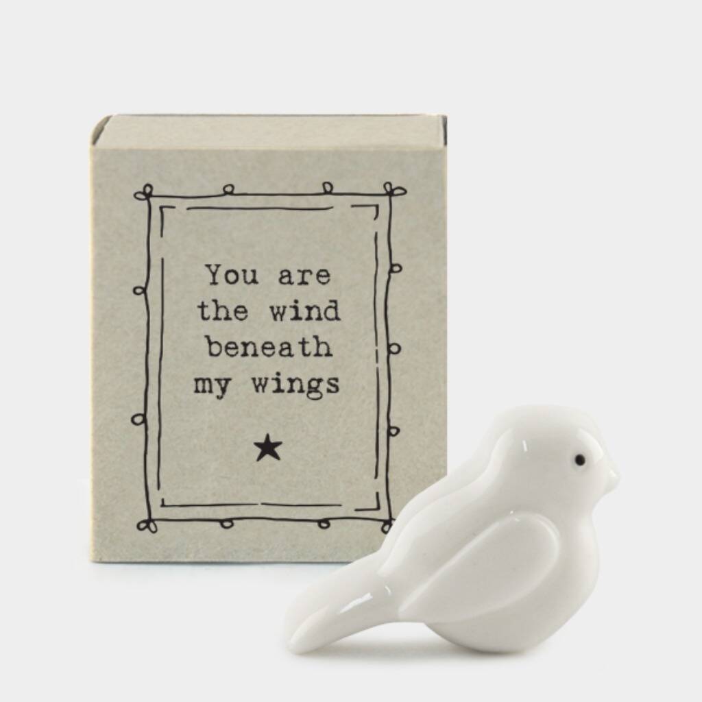 You Are The Wind Beneath My Wings Matchbox Gift By Nordicstork Ltd