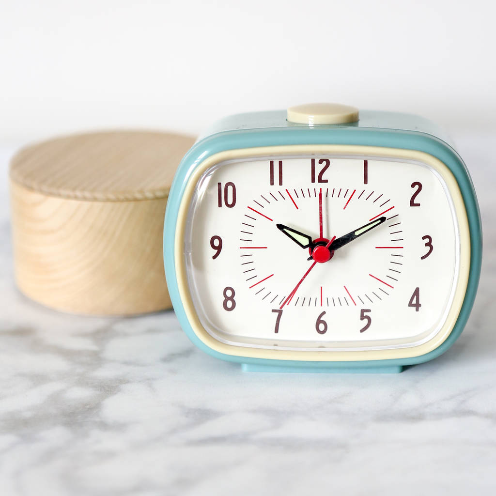 Retro Bakelite Style Alarm Clock By Berylune | notonthehighstreet.com