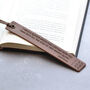 Personalised Leather Quote Bookmark For Book Lovers, thumbnail 6 of 8