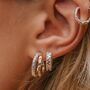 Aura Magic Sterling Silver Hoop Earrings, thumbnail 1 of 10