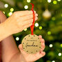 Personalised 'First Christmas As' Christmas Decoration, thumbnail 6 of 12