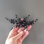 Black Crystal Hair Pin, thumbnail 6 of 7