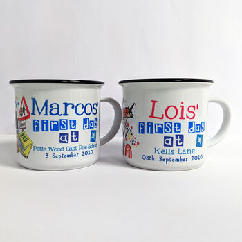 Personalised First Day At School Mug, 10 of 12